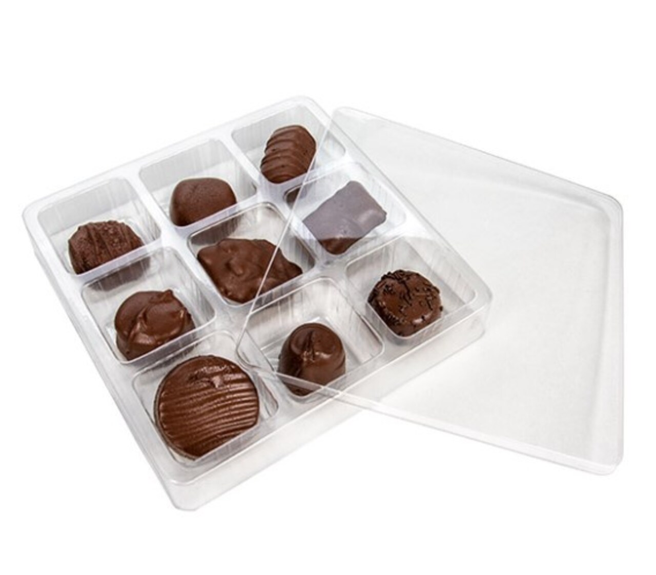 Candy Tackle Box 9 Cavity 5 15/16" x 1" x 5 15/16" 25 pack CTBS33